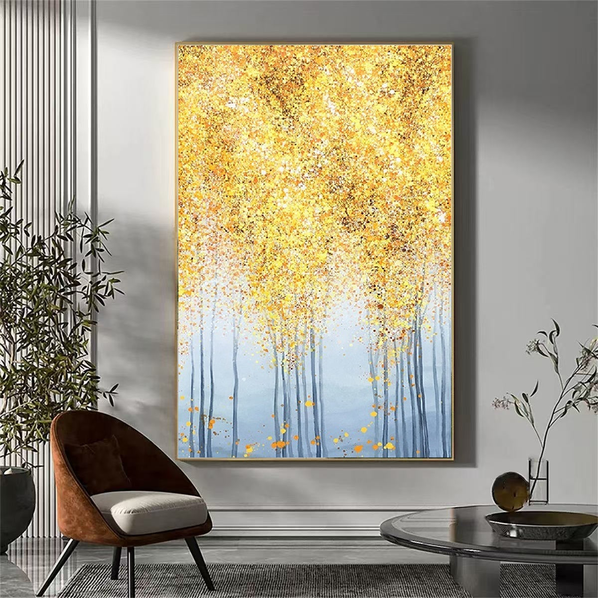 Handcrafted Abstract Painting Fine Art For Homedecor MA1175