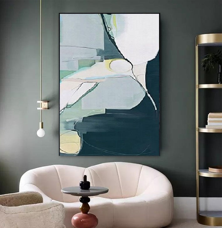 Handcrafted Abstract Painting Fine Art For Homedecor MA1177