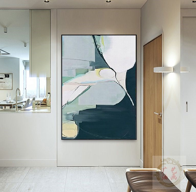 Handcrafted Abstract Painting Fine Art For Homedecor MA1177