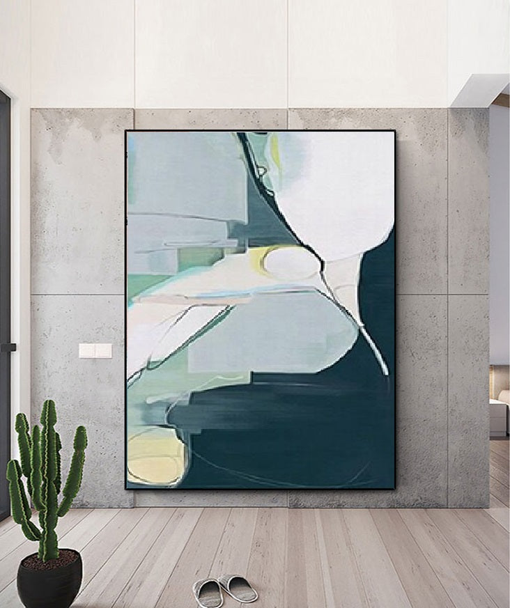 Handcrafted Abstract Painting Fine Art For Homedecor MA1177