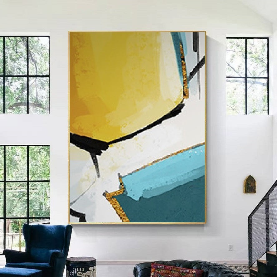 Handcrafted Abstract Painting Fine Art For Homedecor MA1179A