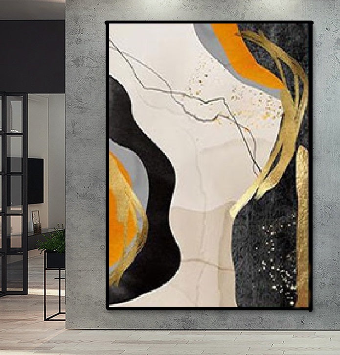 Handcrafted Abstract Painting Fine Art For Homedecor MA1181B
