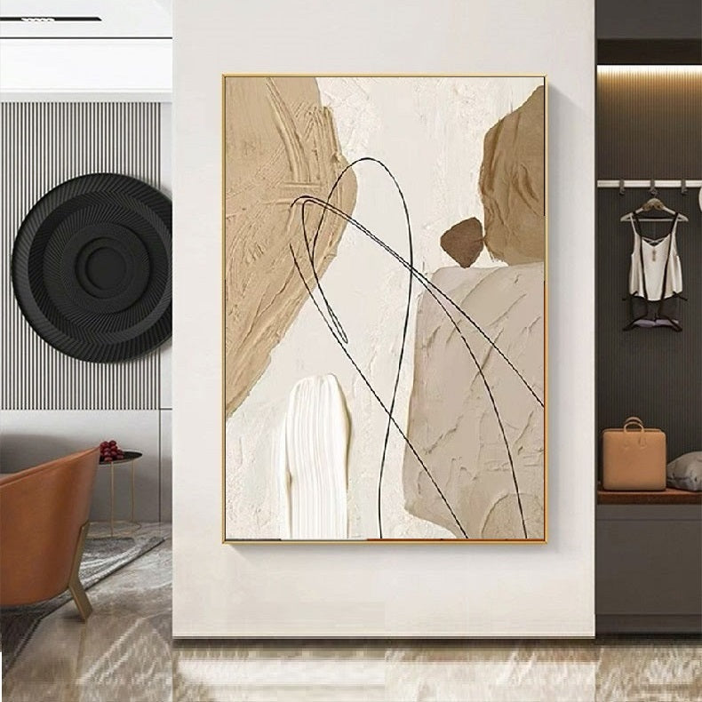 Handcrafted Abstract Painting Fine Art For Homedecor MA1189