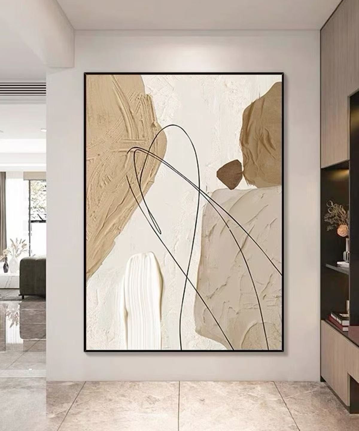 Handcrafted Abstract Painting Fine Art For Homedecor MA1189