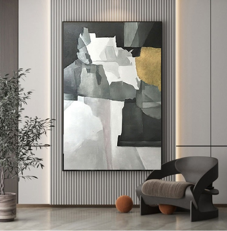 Handcrafted Abstract Painting Fine Art For Homedecor MA1193