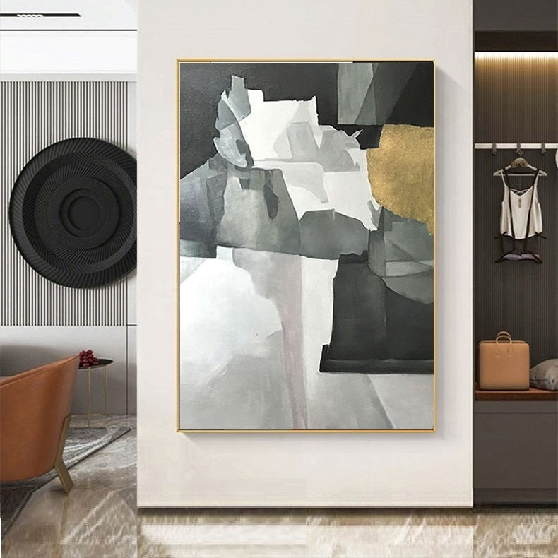 Handcrafted Abstract Painting Fine Art For Homedecor MA1193