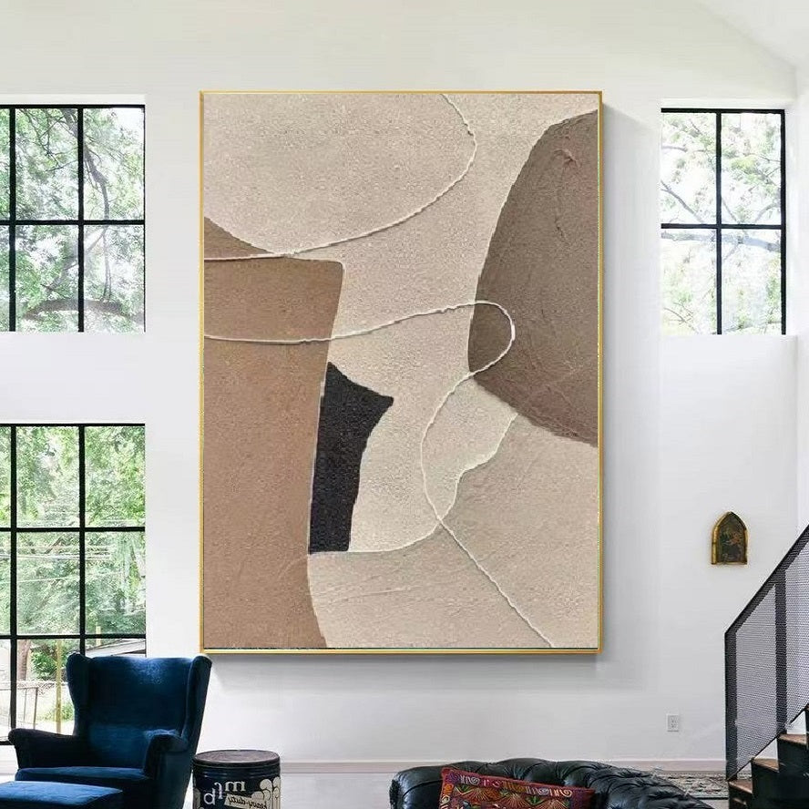 Handcrafted Abstract Painting Fine Art For Homedecor MA1194