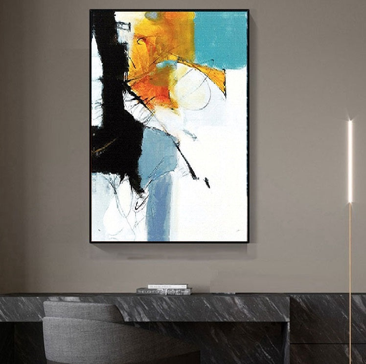 Handcrafted Abstract Painting Fine Art For Homedecor MA1197