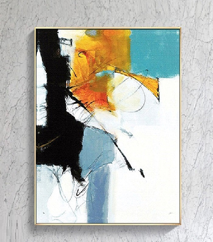 Handcrafted Abstract Painting Fine Art For Homedecor MA1197