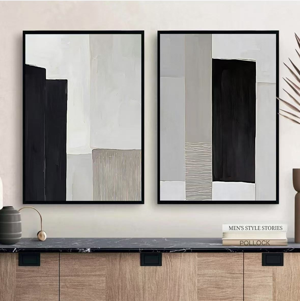 Handcrafted Abstract Painting Fine Art For Homedecor MA1200A