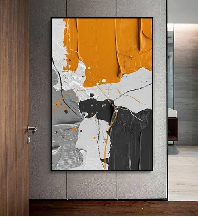 Handcrafted Abstract Painting Fine Art For Homedecor MA1204B