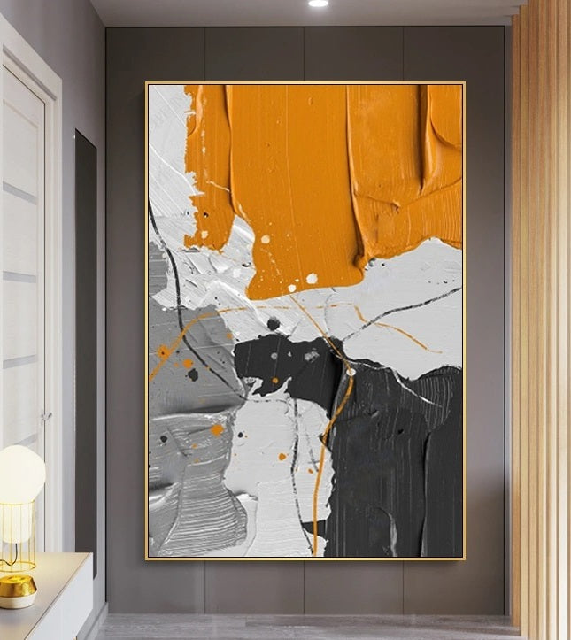 Handcrafted Abstract Painting Fine Art For Homedecor MA1204B
