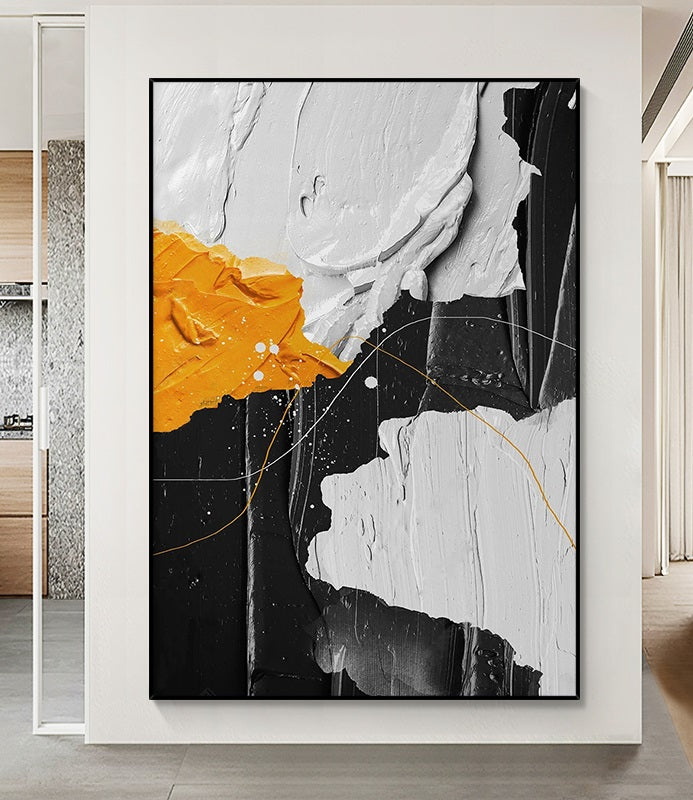 Handcrafted Abstract Painting Fine Art For Homedecor MA1204D
