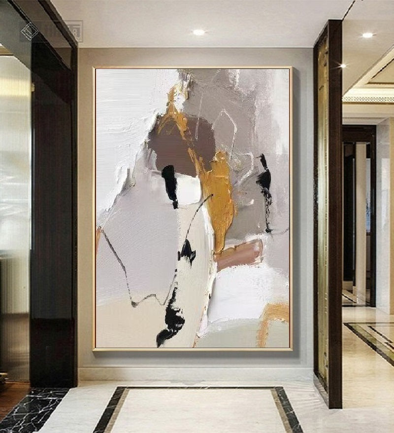 Handcrafted Abstract Painting Fine Art For Homedecor MA1218A