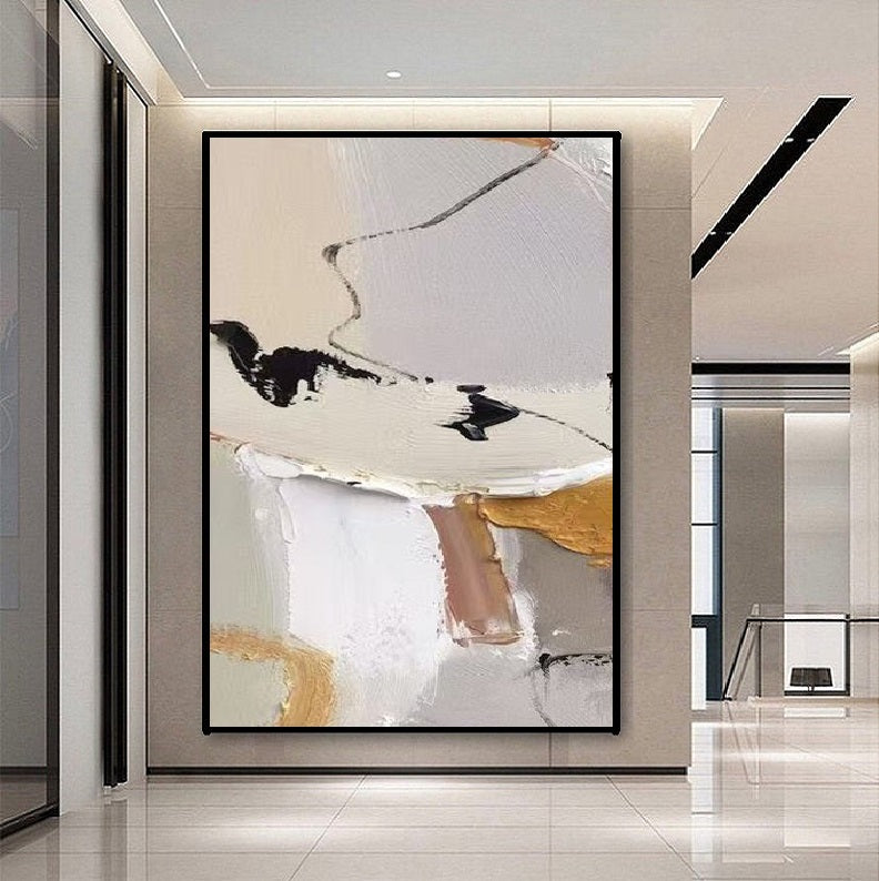 Handcrafted Abstract Painting Fine Art For Homedecor MA1218B