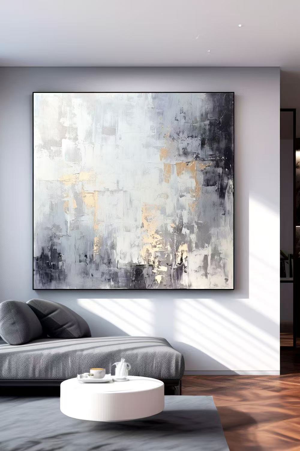 Handcrafted Abstract Painting Fine Art For Homedecor MA1222