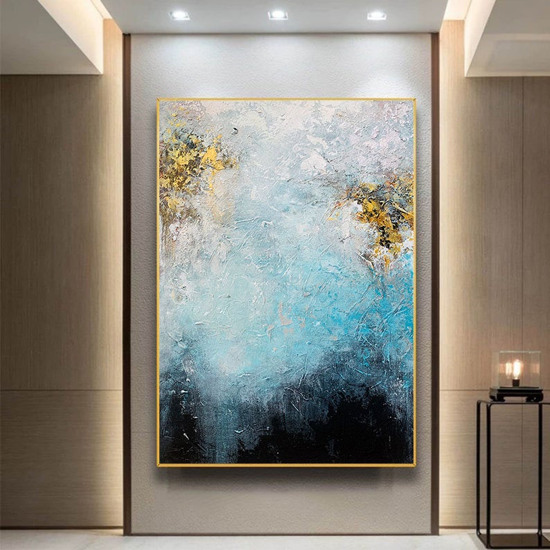 Handcrafted Abstract Painting Fine Art For Homedecor MA1223