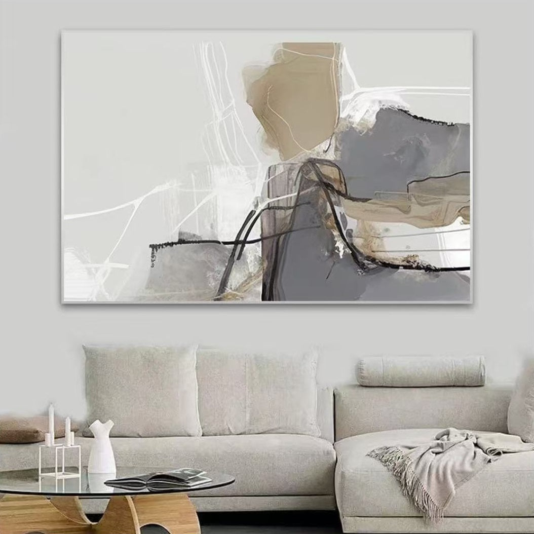 Handcrafted Abstract Painting Fine Art For Homedecor MA1224