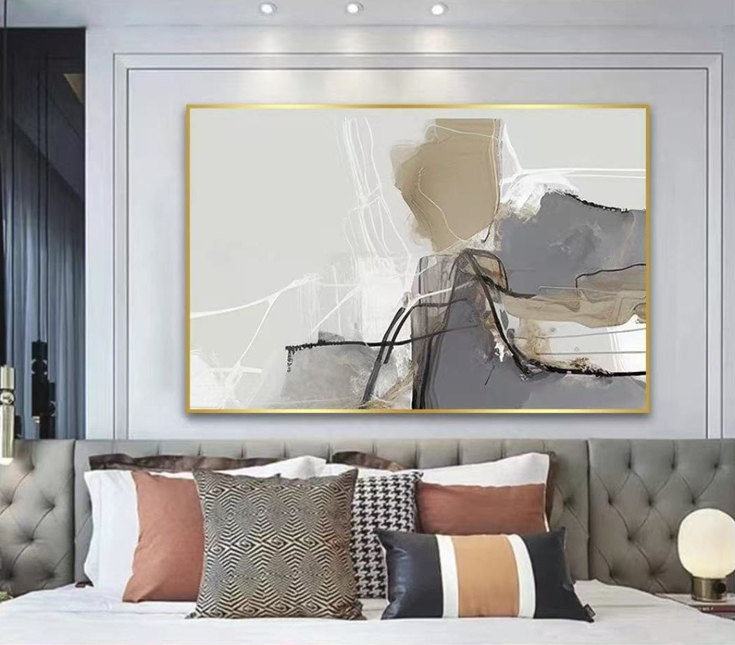Handcrafted Abstract Painting Fine Art For Homedecor MA1224