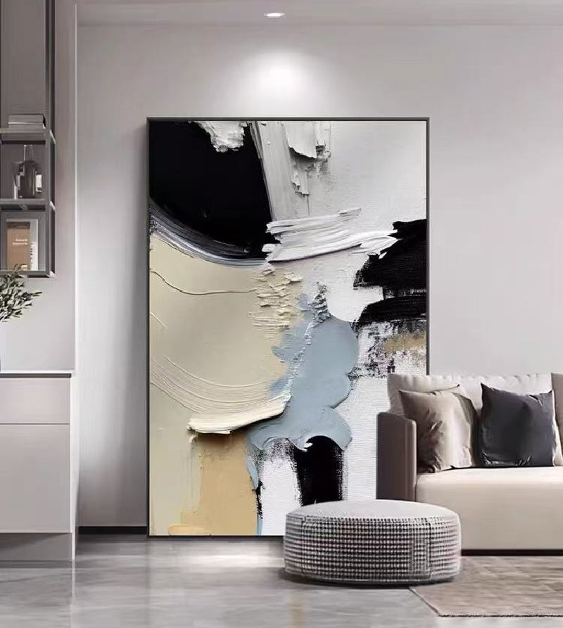 Handcrafted Abstract Painting Fine Wall Art For Homedecor AB1004