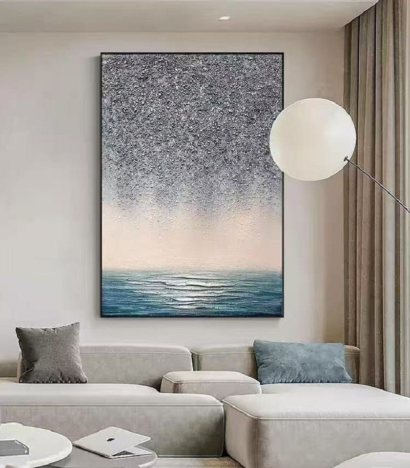 Handcrafted Abstract Painting Fine Art For Homedecor MA1234