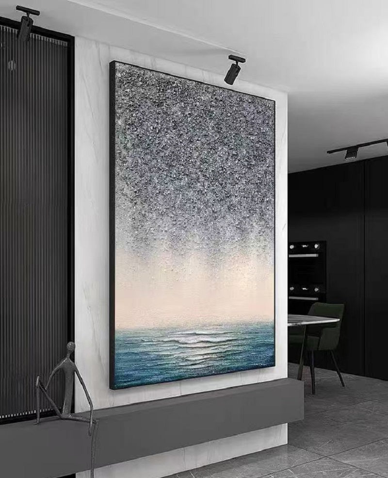 Handcrafted Abstract Painting Fine Art For Homedecor MA1234