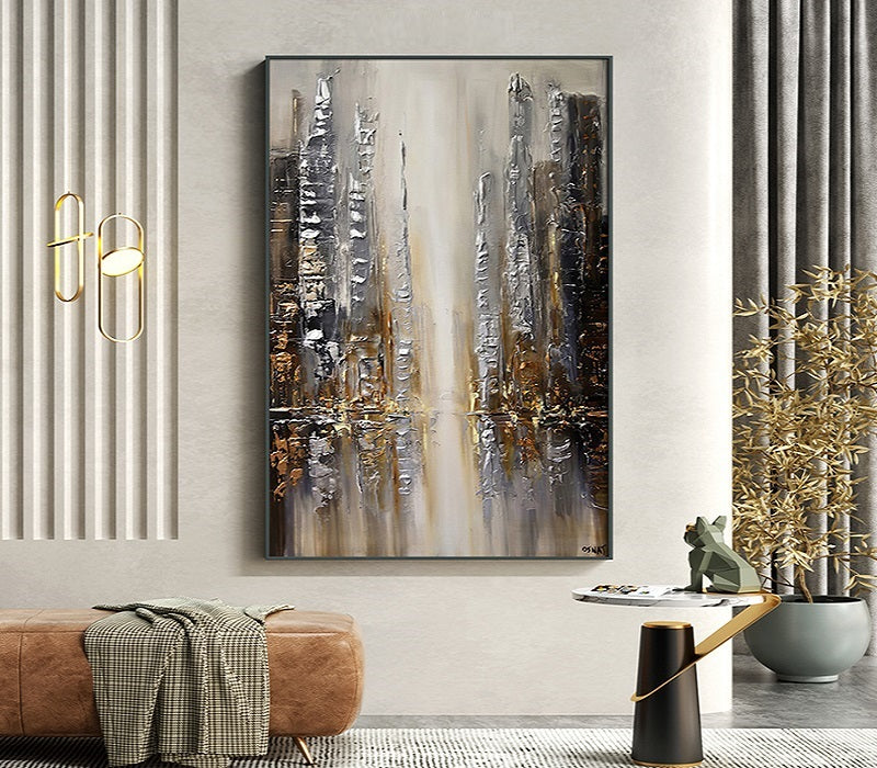 Handcrafted Abstract Painting Fine Art For Homedecor MA1261