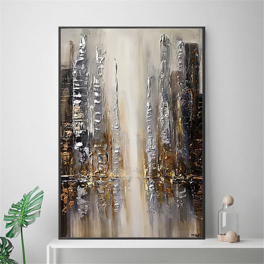 Handcrafted Abstract Painting Fine Art For Homedecor MA1261