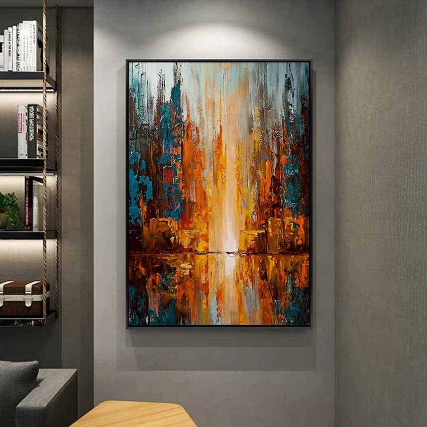 Handcrafted Abstract Painting Fine Art For Homedecor MA1264