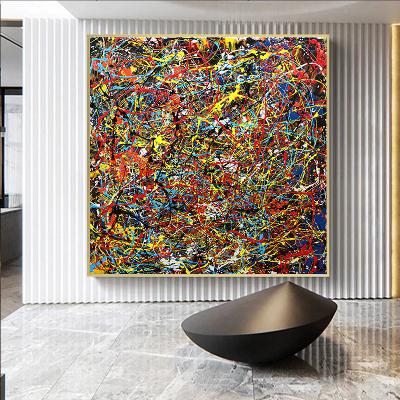 Handcrafted Abstract Painting Fine Art For Homedecor MA1288