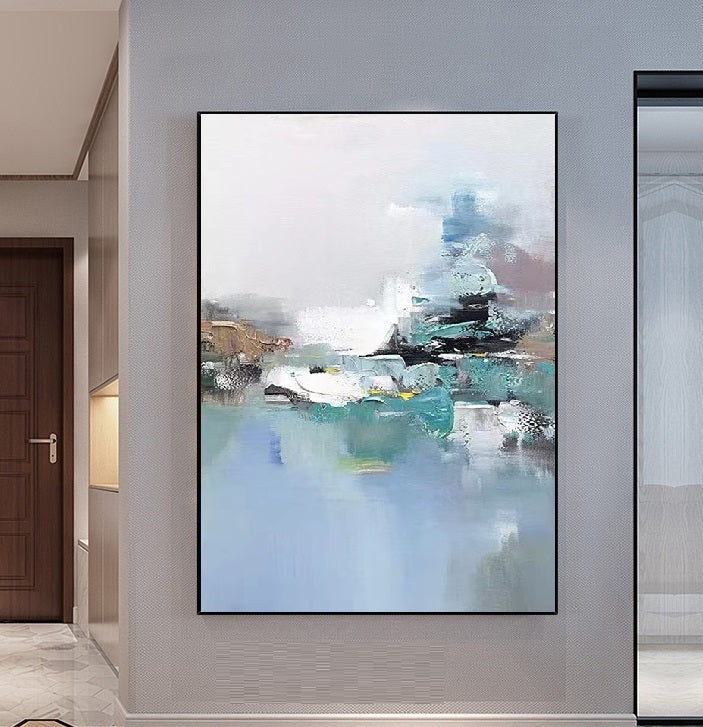 Handcrafted Abstract Painting Fine Art For Homedecor MA1328