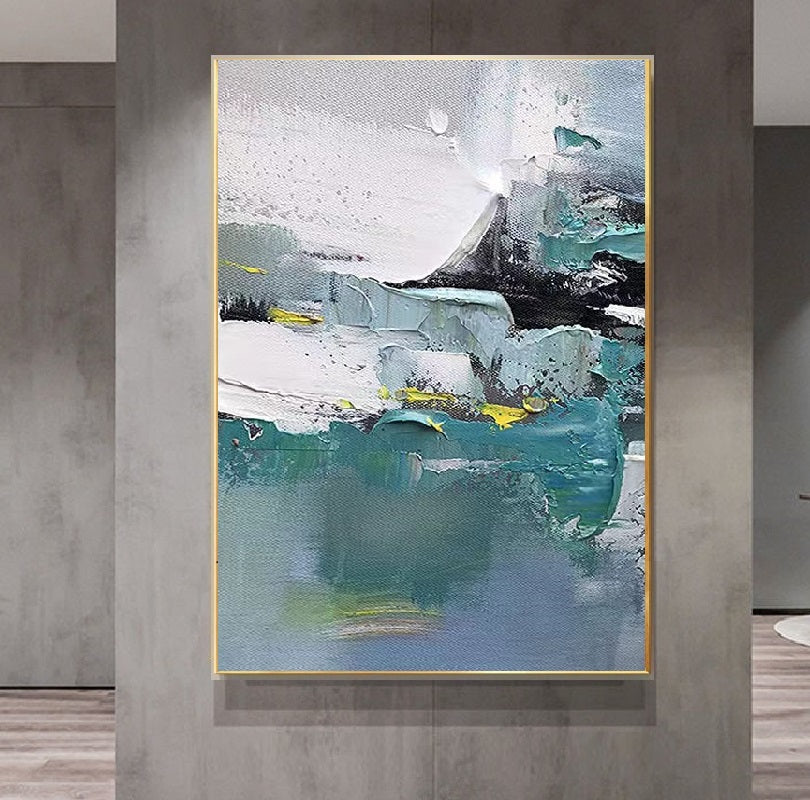 Handcrafted Abstract Painting Fine Art For Homedecor MA1329