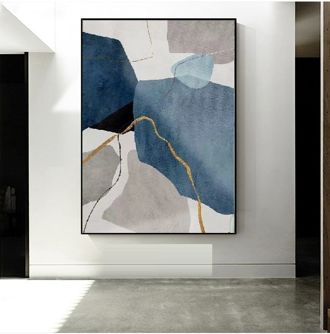 Handcrafted Abstract Painting Fine Art For Homedecor MA1335B