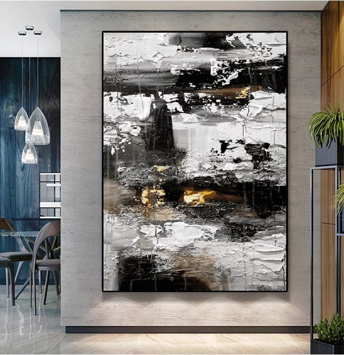 Handcrafted Abstract Painting Fine Art For Homedecor MA1347