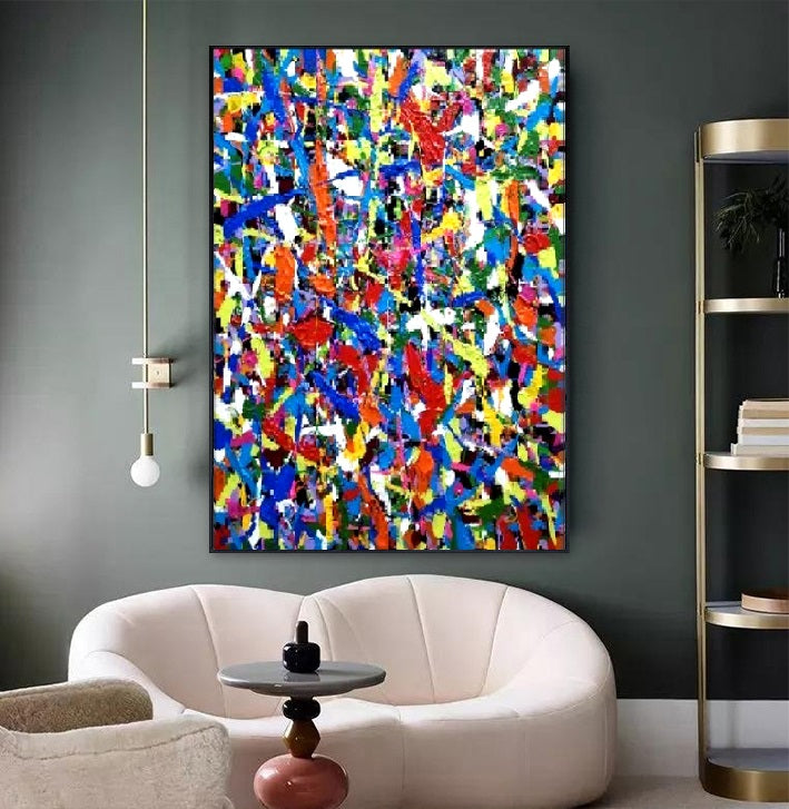 Handcrafted Abstract Painting Fine Art For Homedecor MA1350