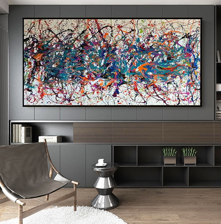 Handcrafted Abstract Painting Fine Art For Homedecor MA1354