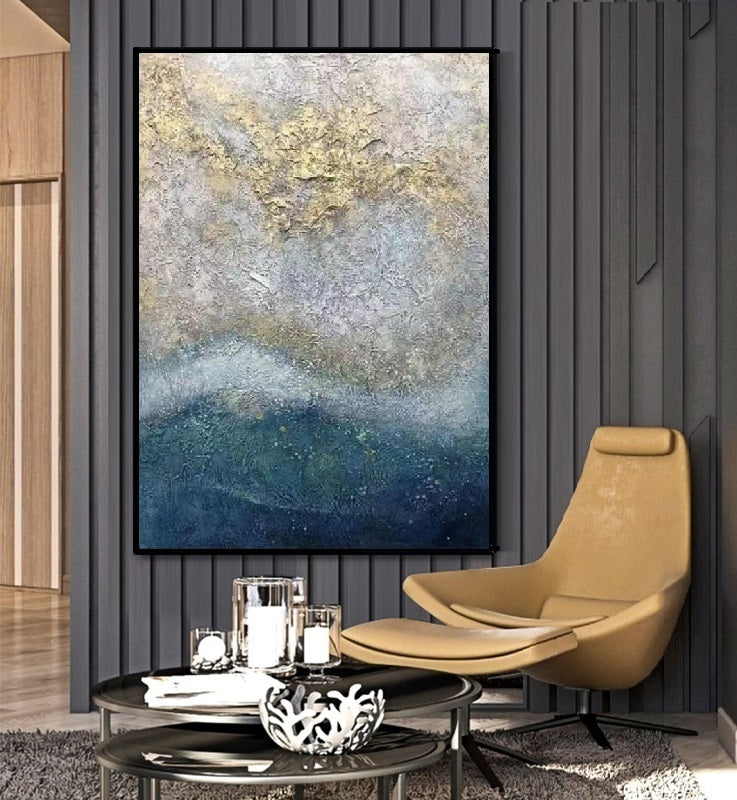 Handcrafted Abstract Painting Fine Art For Homedecor MA1357