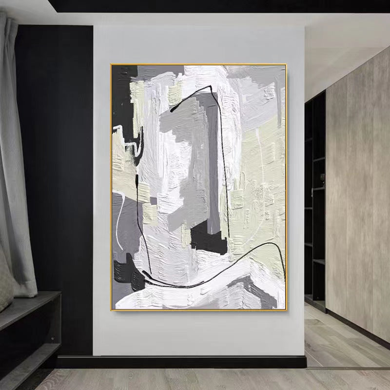 Handcrafted Abstract Painting Fine Art For Homedecor MA1372