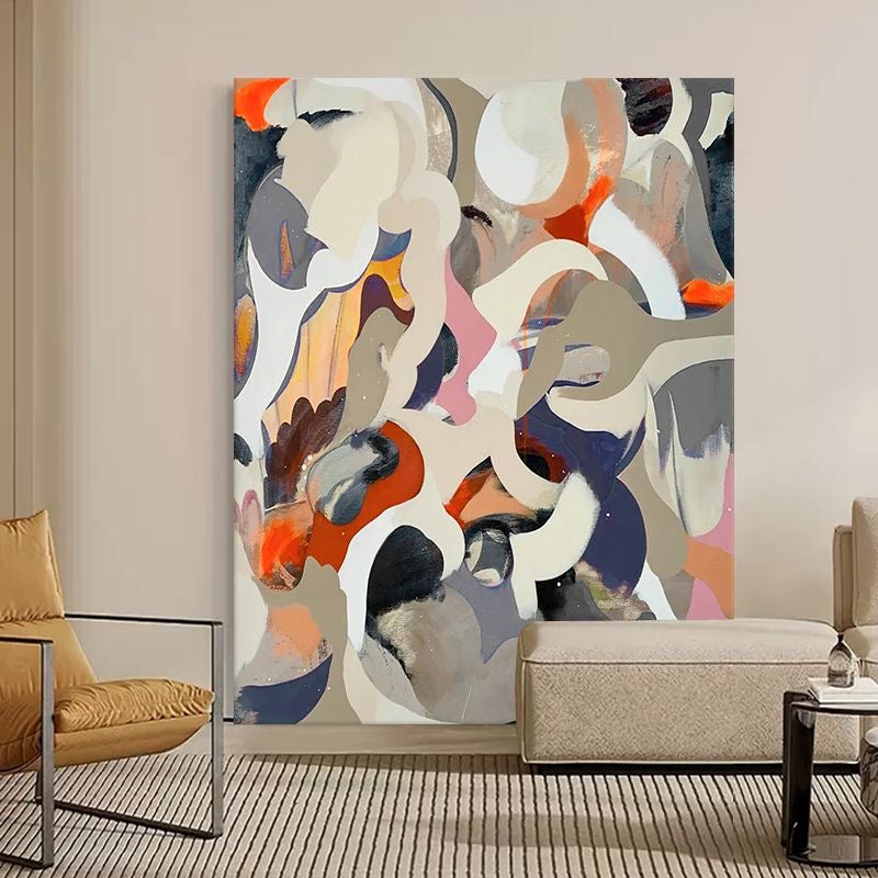 Handcrafted Abstract Painting Fine Art For Homedecor MA1390