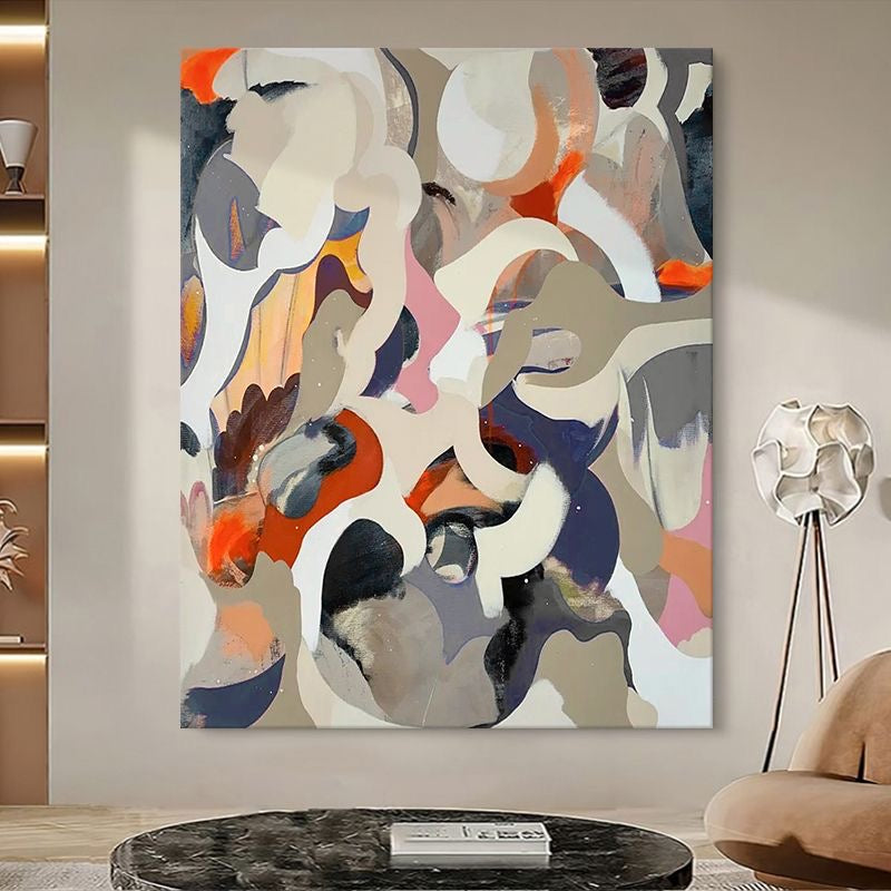 Handcrafted Abstract Painting Fine Art For Homedecor MA1390