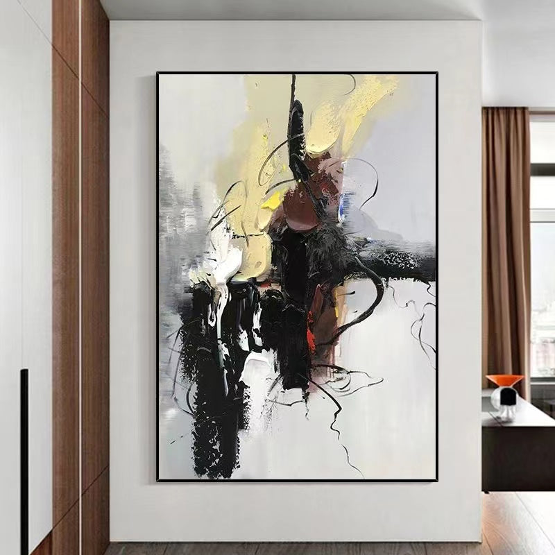 Handcrafted Abstract Painting Fine Art For Homedecor MA1397