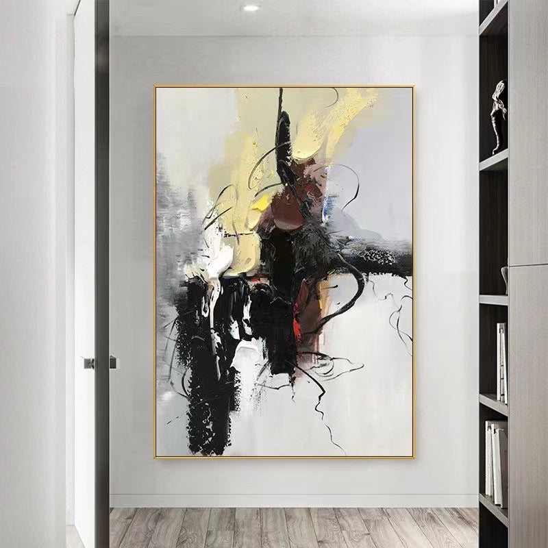 Handcrafted Abstract Painting Fine Art For Homedecor MA1397