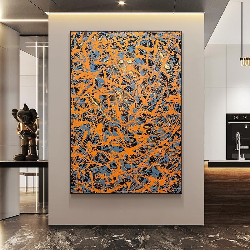 Handcrafted Abstract Painting Fine Art For Homedecor MA1413