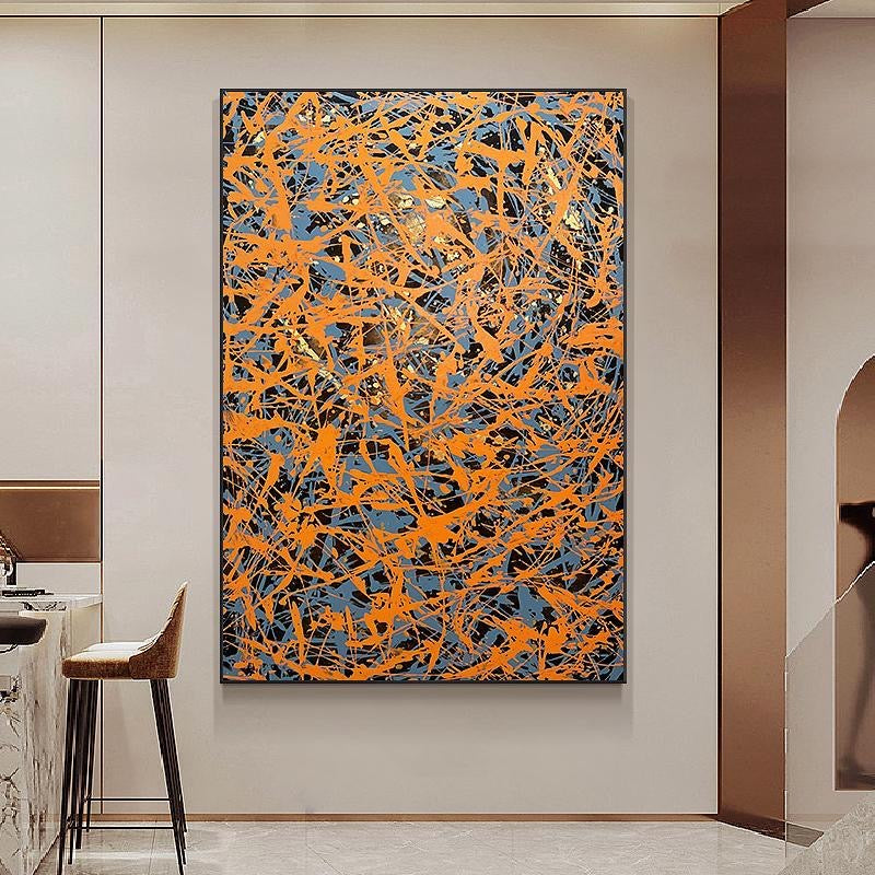 Handcrafted Abstract Painting Fine Art For Homedecor MA1413