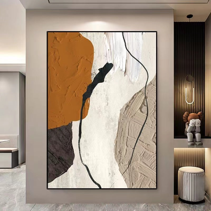 Handcrafted Abstract Painting Fine Art For Homedecor MA1459