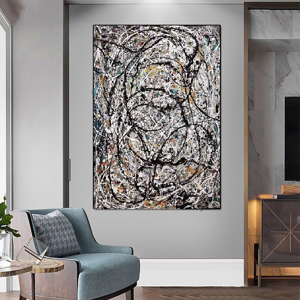 Handcrafted Abstract Painting Fine Art For Homedecor MA1548