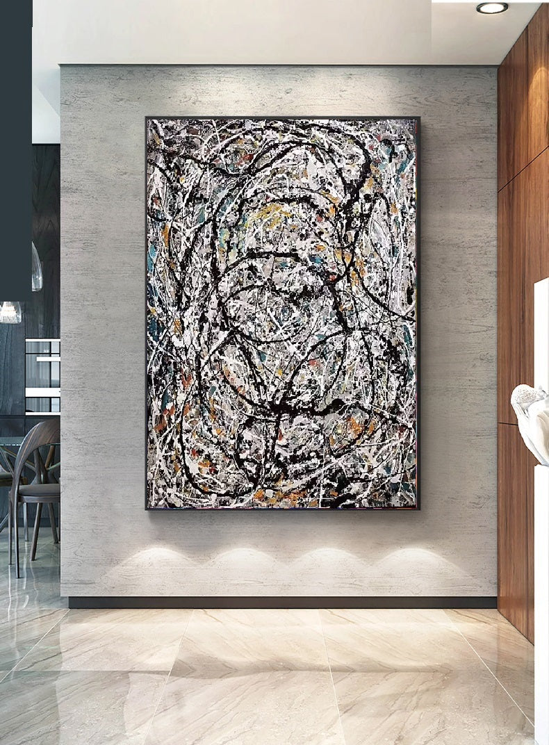 Handcrafted Abstract Painting Fine Art For Homedecor MA1548