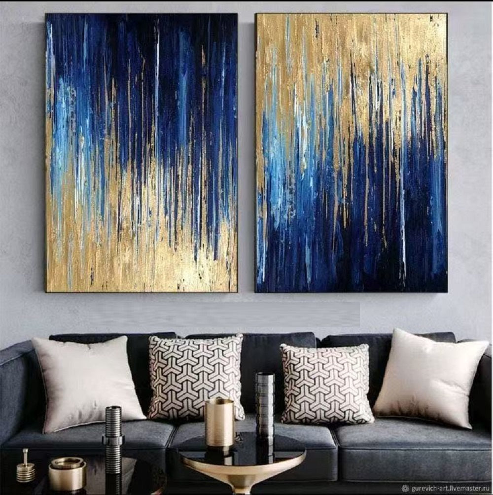 Handcrafted Abstract Painting Fine Art For Homedecor MA1568