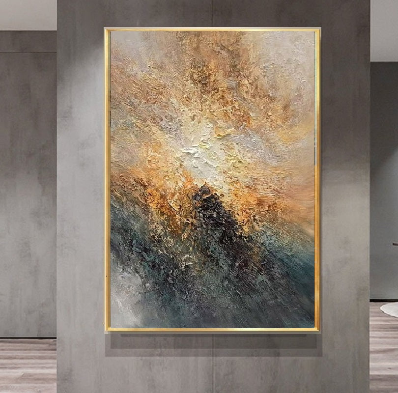 Handcrafted Abstract Painting Fine Art For Homedecor MA1579