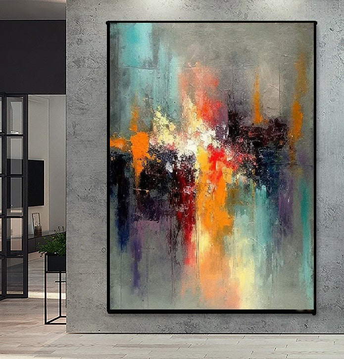 Handcrafted Abstract Painting Fine WallArt For Homedecor MA1584B